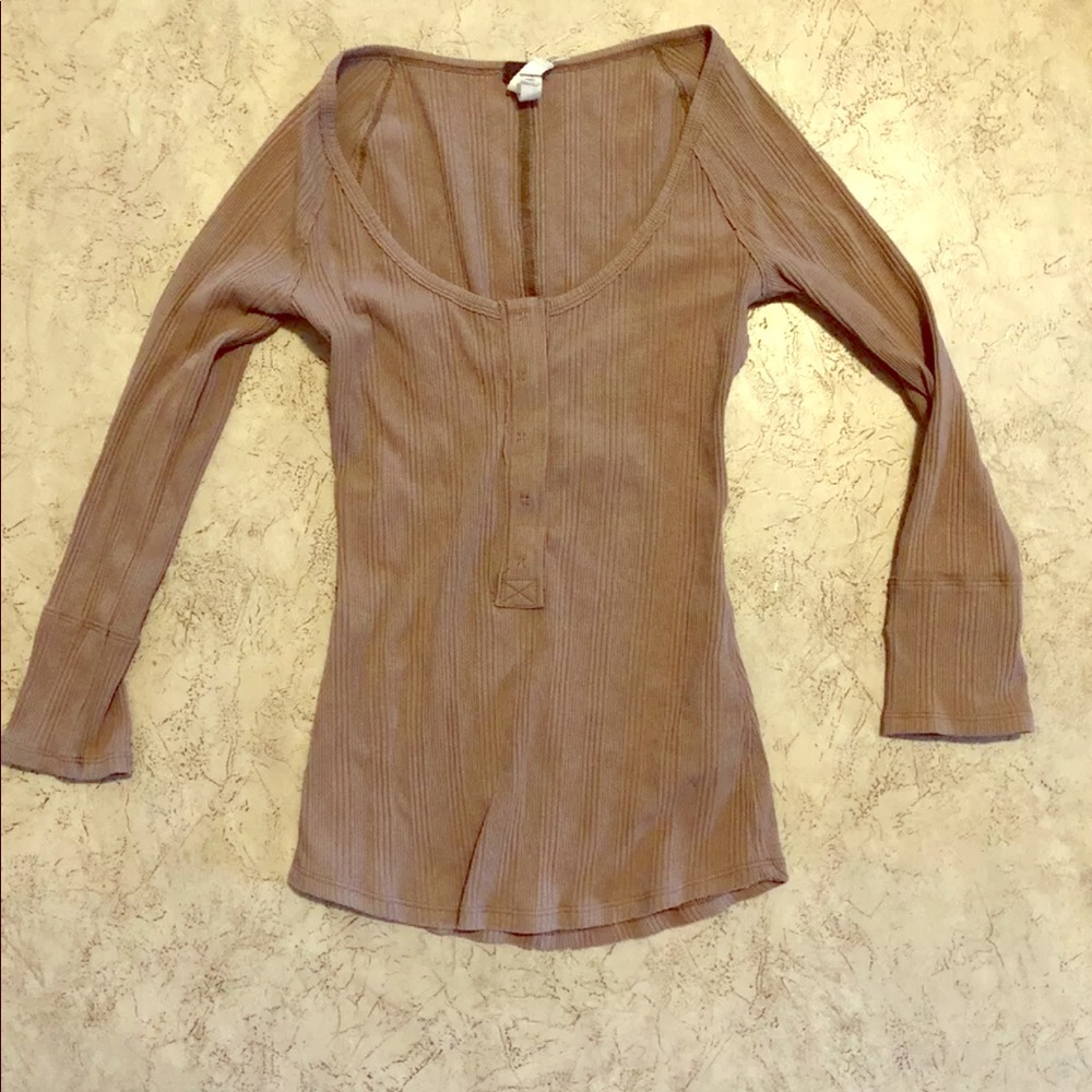 Free People Tan Top Size Xs